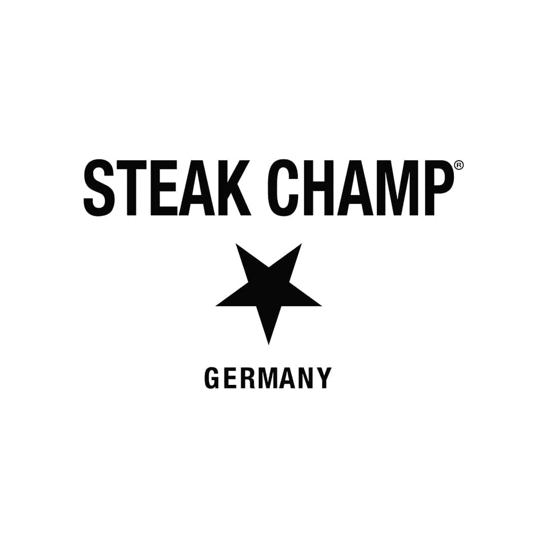 【STEAK CHAMP/ステーキチャンプ】ロゴ